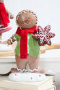 8.5" Resin Gingerbread Couple with Cookies