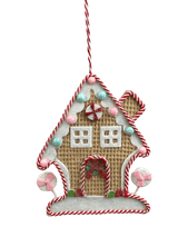 7.5" Candy House Ornament