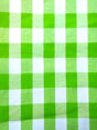Gingham 1 Inch Checkered Poly Cotton Fabric - Checkered Pattern, 58" Width (1 Yard)