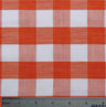 Gingham 1 Inch Checkered Poly Cotton Fabric - Checkered Pattern, 58" Width (1 Yard)