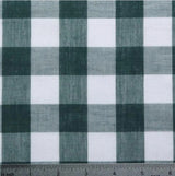 Gingham 1 Inch Checkered Poly Cotton Fabric - Checkered Pattern, 58" Width (1 Yard)
