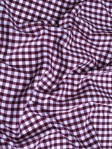 Gingham 1/4" Checkered Poly Cotton Fabric - Checkered Pattern, 57/58" Width (1 Yard)