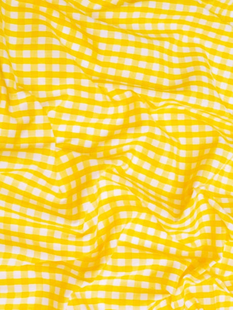 Gingham 1/4" Checkered Poly Cotton Fabric - Checkered Pattern, 57/58" Width (1 Yard)