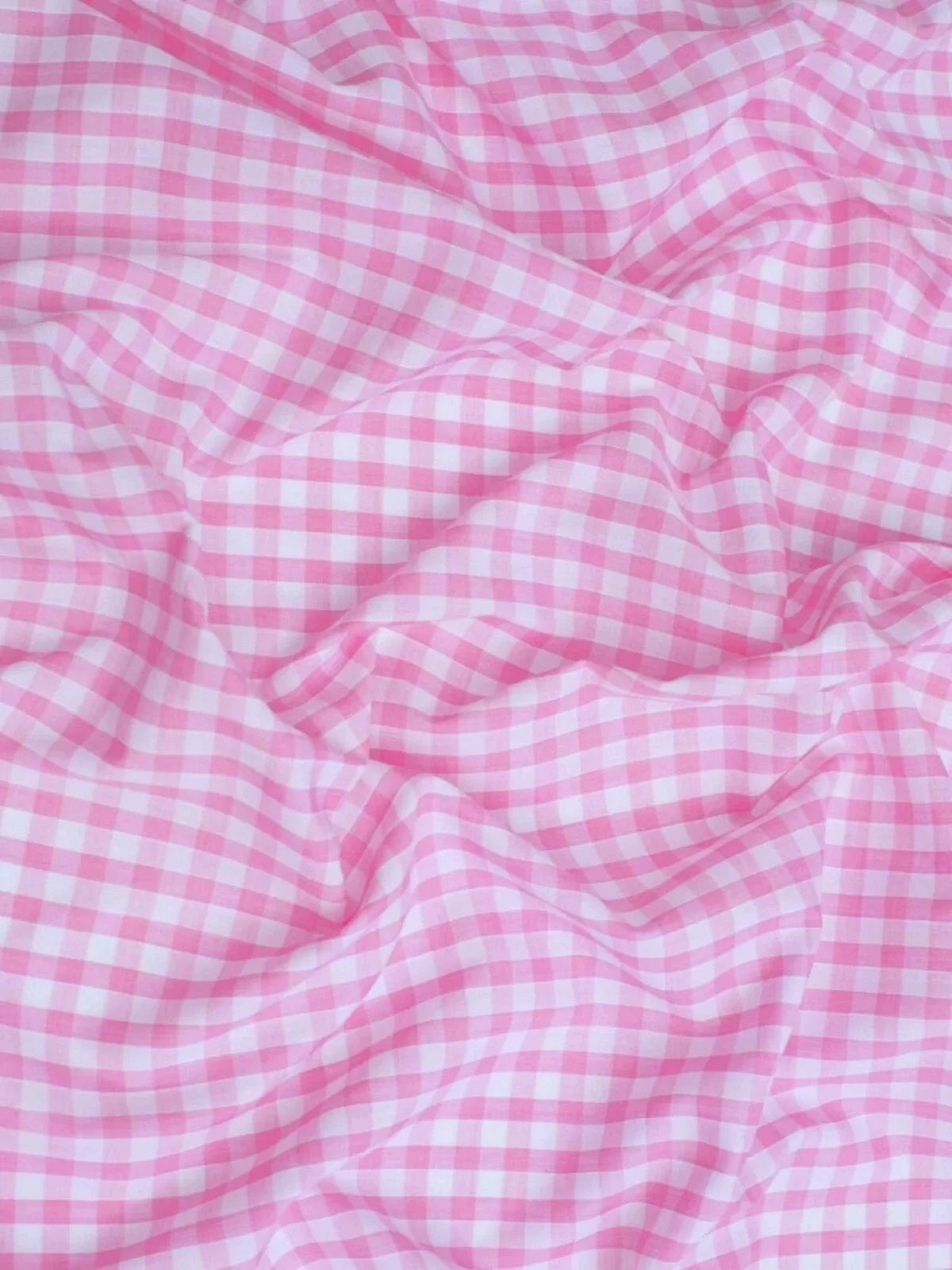 Gingham 1/4" Checkered Poly Cotton Fabric - Checkered Pattern, 57/58" Width (1 Yard)