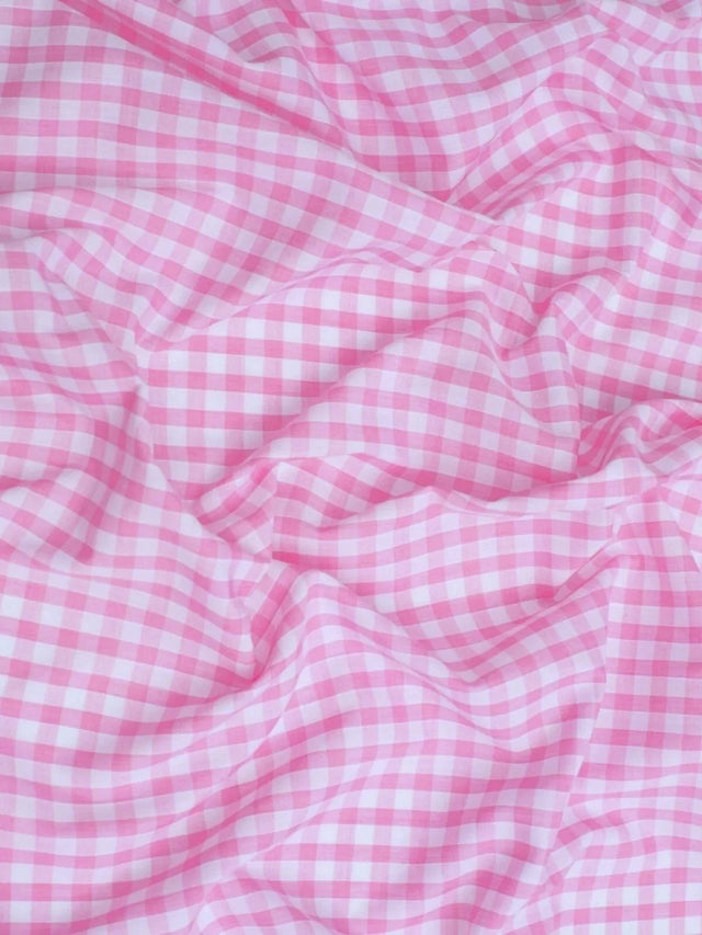 Gingham 1/4" Checkered Poly Cotton Fabric - Checkered Pattern, 57/58" Width (1 Yard)