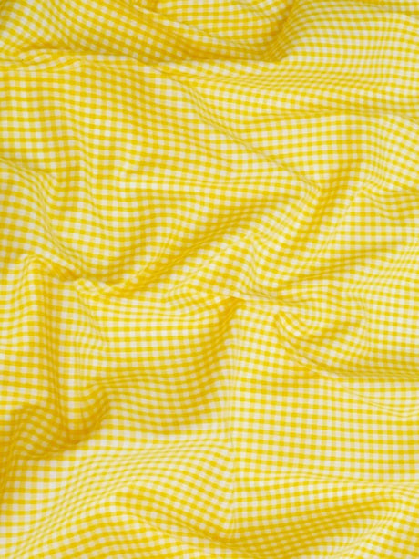 Suave 1/8" Gingham Check Shirting Poplin Polyester Cotton Fabric - Gingham Checkered, 57/58" Width (1 Yard)