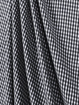 Suave 1/8" Gingham Check Shirting Poplin Polyester Cotton Fabric - Gingham Checkered, 57/58" Width (1 Yard)