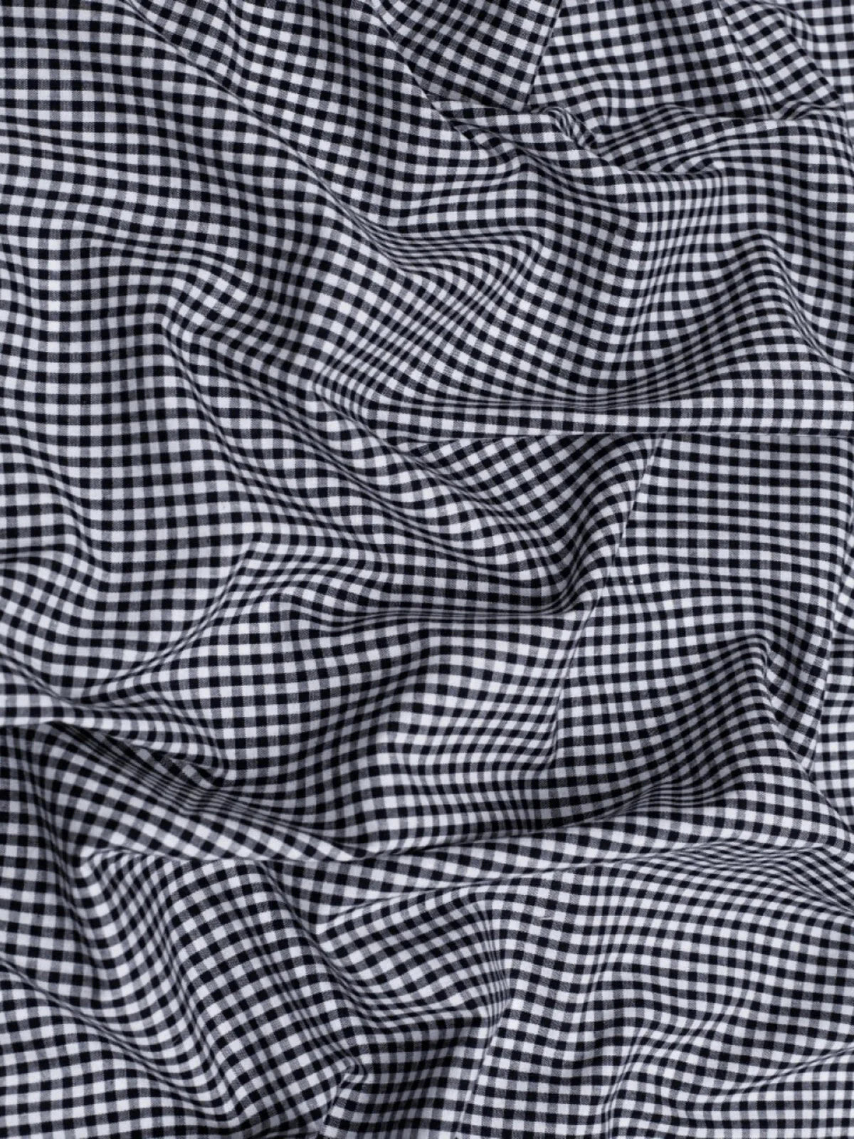 Suave 1/8" Gingham Check Shirting Poplin Polyester Cotton Fabric - Gingham Checkered, 57/58" Width (1 Yard)