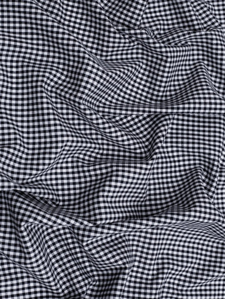 Suave 1/8" Gingham Check Shirting Poplin Polyester Cotton Fabric - Gingham Checkered, 57/58" Width (1 Yard)
