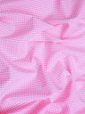 Suave 1/8" Gingham Check Shirting Poplin Polyester Cotton Fabric - Gingham Checkered, 57/58" Width (1 Yard)