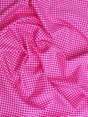 Suave 1/8" Gingham Check Shirting Poplin Polyester Cotton Fabric - Gingham Checkered, 57/58" Width (1 Yard)