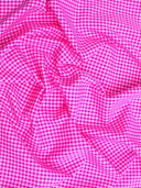 Suave 1/8" Gingham Check Shirting Poplin Polyester Cotton Fabric - Gingham Checkered, 57/58" Width (1 Yard)
