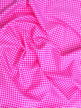 Suave 1/8" Gingham Check Shirting Poplin Polyester Cotton Fabric - Gingham Checkered, 57/58" Width (1 Yard)
