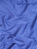 Suave 1/8" Gingham Check Shirting Poplin Polyester Cotton Fabric - Gingham Checkered, 57/58" Width (1 Yard)