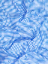 Suave 1/8" Gingham Check Shirting Poplin Polyester Cotton Fabric - Gingham Checkered, 57/58" Width (1 Yard)