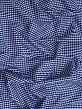 Suave 1/8" Gingham Check Shirting Poplin Polyester Cotton Fabric - Gingham Checkered, 57/58" Width (1 Yard)