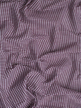 Suave 1/8" Gingham Check Shirting Poplin Polyester Cotton Fabric - Gingham Checkered, 57/58" Width (1 Yard)