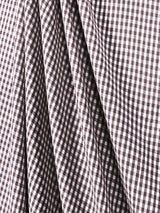 Suave 1/8" Gingham Check Shirting Poplin Polyester Cotton Fabric - Gingham Checkered, 57/58" Width (1 Yard)