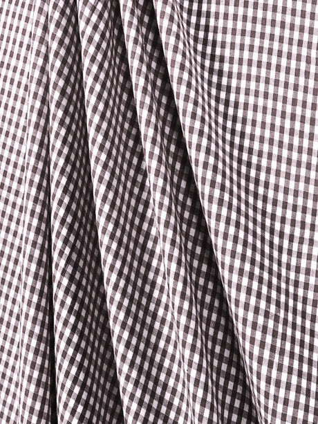 Suave 1/8" Gingham Check Shirting Poplin Polyester Cotton Fabric - Gingham Checkered, 57/58" Width (1 Yard)