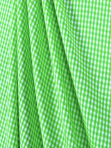 Suave 1/8" Gingham Check Shirting Poplin Polyester Cotton Fabric - Gingham Checkered, 57/58" Width (1 Yard)