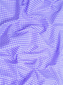 Suave 1/8" Gingham Check Shirting Poplin Polyester Cotton Fabric - Gingham Checkered, 57/58" Width (1 Yard)
