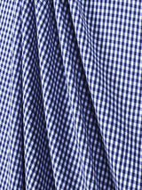 Suave 1/8" Gingham Check Shirting Poplin Polyester Cotton Fabric - Gingham Checkered, 57/58" Width (1 Yard)