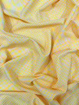 Gingham 1/8 Squares Polyester Poplin Fabric - Checkered Gingham, 60" Width (1 Yard)