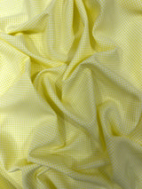 Gingham 1/8 Squares Polyester Poplin Fabric - Checkered Gingham, 60" Width (1 Yard)