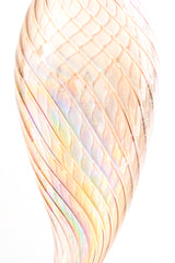 9" Pink Iridescent Glass Finial Ornament