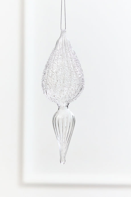 7.5" - 8" Finial Glass Ornament