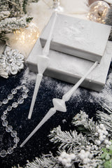 14 Inch Finial Glass Ornament