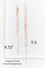 9.75" Iridescent Glass Icicle Ornament