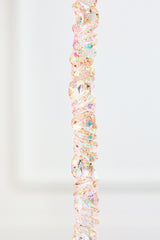 9.75" Iridescent Glass Icicle Ornament