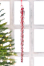 12.5" Glass Icicle Ornament