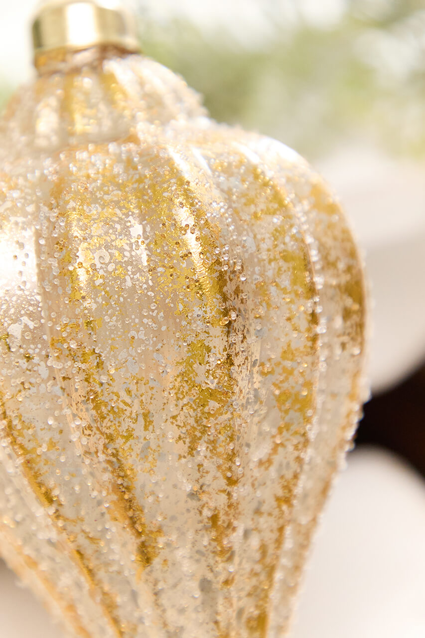 5" Glass Southern Finial Ornament
