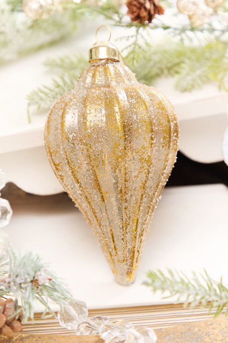 5" Glass Southern Finial Ornament