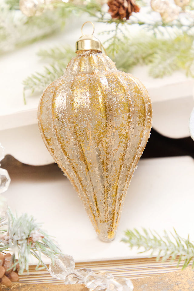 5" Glass Southern Finial Ornament