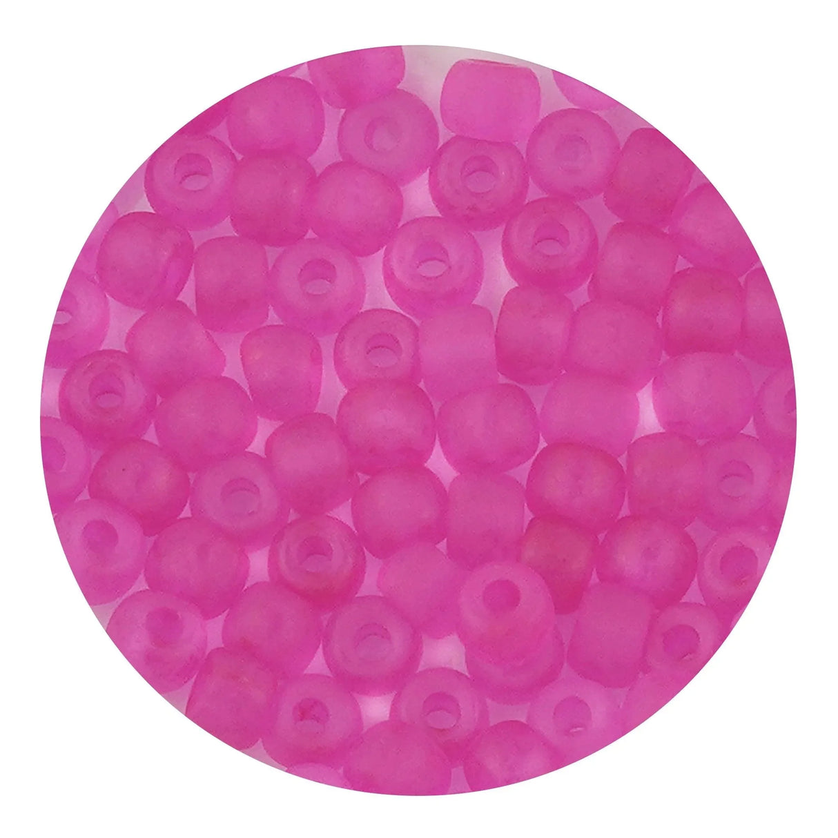 Glass Seed String Beads - Frosted Watermelon (500 Beads - 2mm)