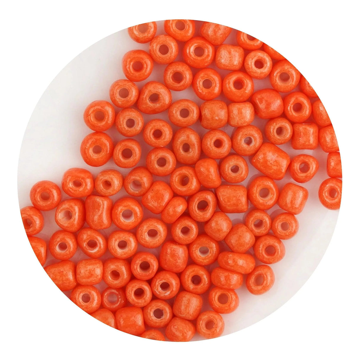 Glass Seed String Beads - Orange (500 Beads - 2mm)