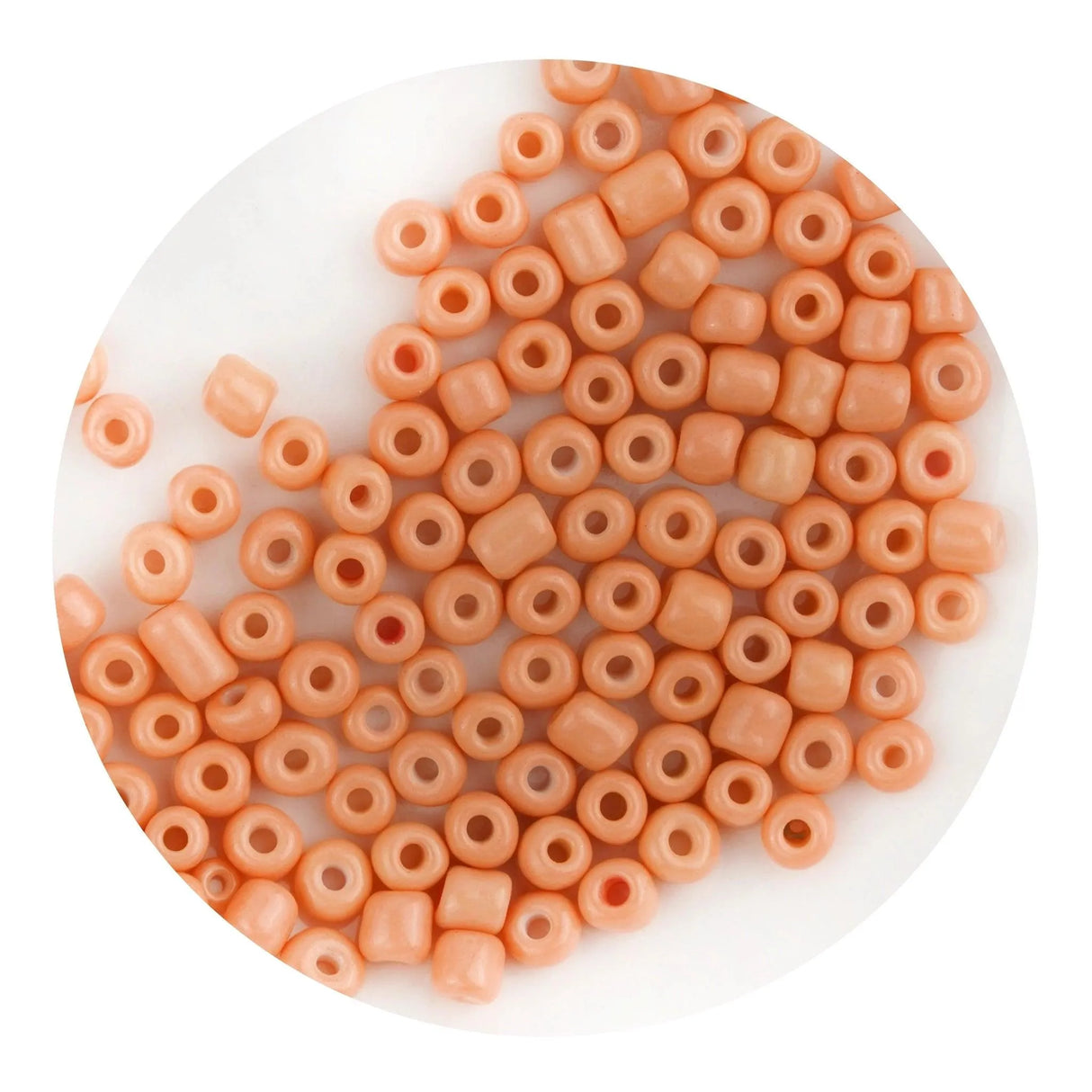 Glass Seed String Beads - Peach (500 Beads - 2mm)