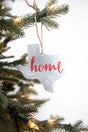 4” Galvanized Metal Texas Ornament