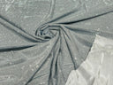 Glitter Metallic Lame Knitted Fabric - Moon Shadow Shimmer Glitter, 57/58" Width (1 Yard)