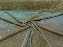 Glitter Metallic Lame Knitted Fabric - Moon Shadow Shimmer Glitter, 57/58" Width (1 Yard)