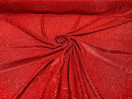 Glitter Metallic Lame Knitted Fabric - Moon Shadow Shimmer Glitter, 57/58" Width (1 Yard)
