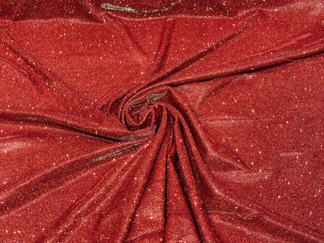 Glitter Metallic Lame Knitted Fabric - Moon Shadow Shimmer Glitter, 57/58" Width (1 Yard)