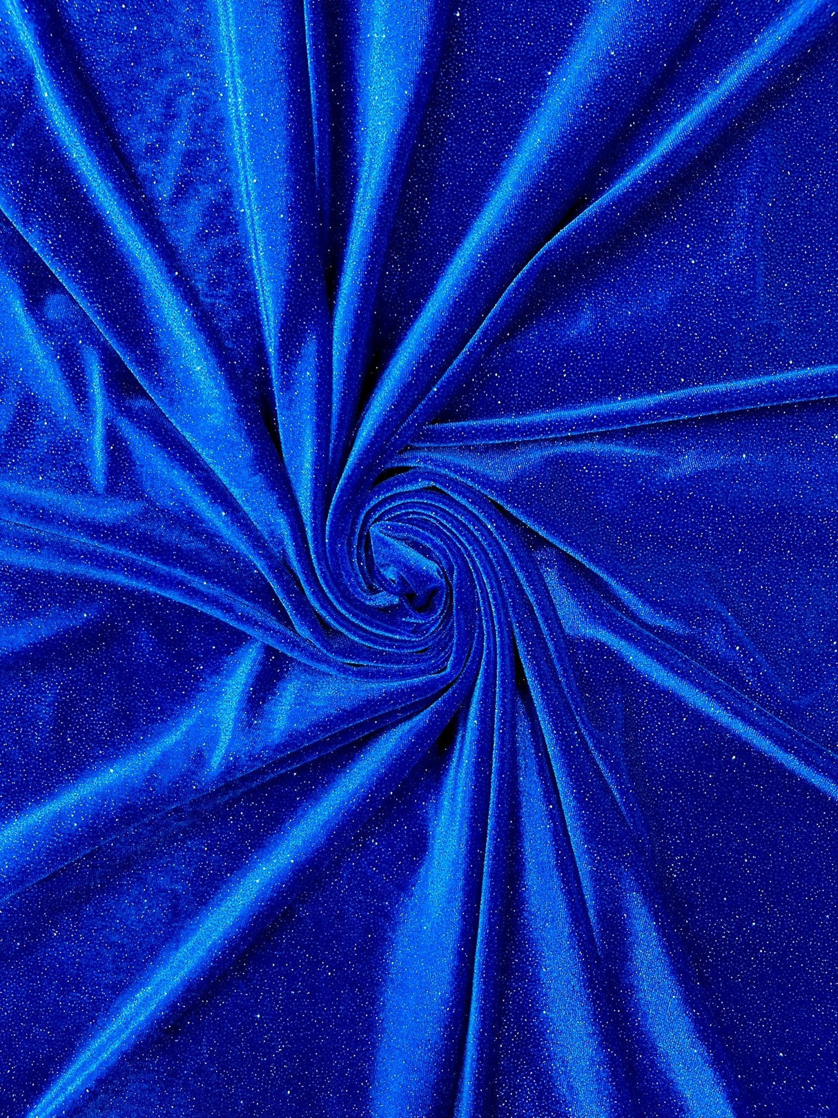 Glitter Stretch Velvet Polyester Spandex Fabric - Glitter, 58" Width (1 Yard)