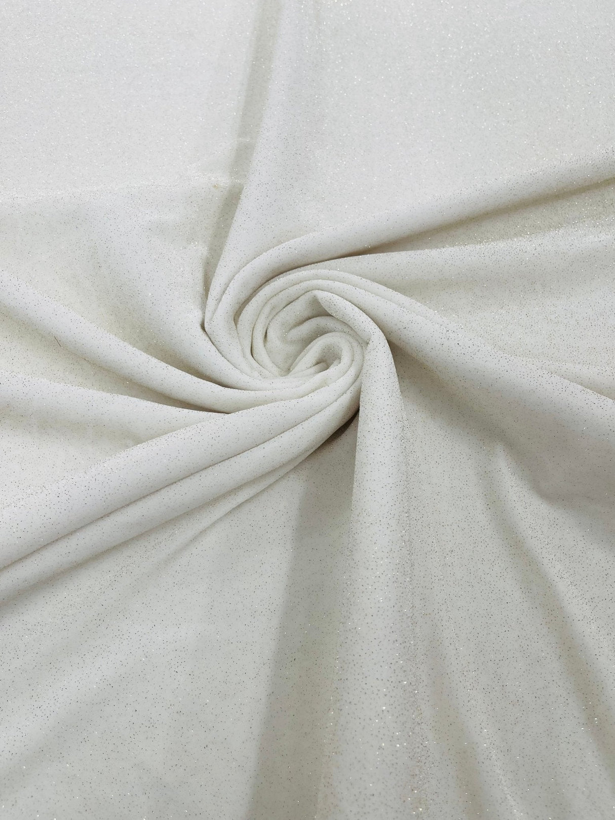Glitter Stretch Velvet Fabric - 58" Width, Glitter Finish, 2-Way Stretch (1 Yard)