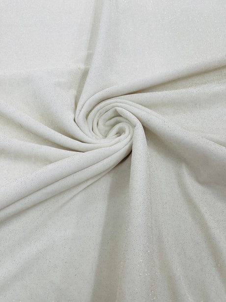 Glitter Stretch Velvet Fabric - 58" Width, Glitter Finish, 2-Way Stretch (1 Yard)