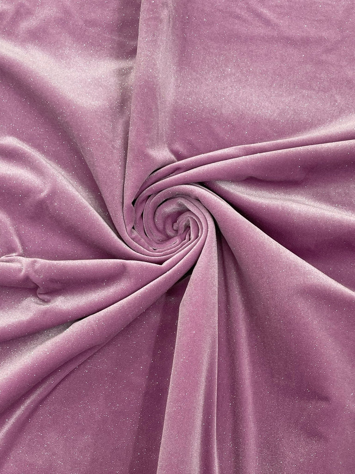 Glitter Stretch Velvet Fabric - 58" Width, Glitter Finish, 2-Way Stretch (1 Yard)