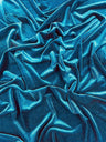 Glitter Stretch Velvet Polyester Spandex Fabric - Glitter, 58" Width (1 Yard)